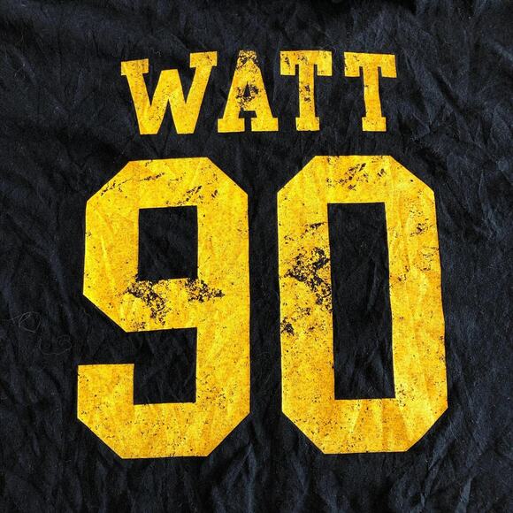 Men’s Black ‘Pittsburg Football’ Graphic Tee - Picture 3 of 5